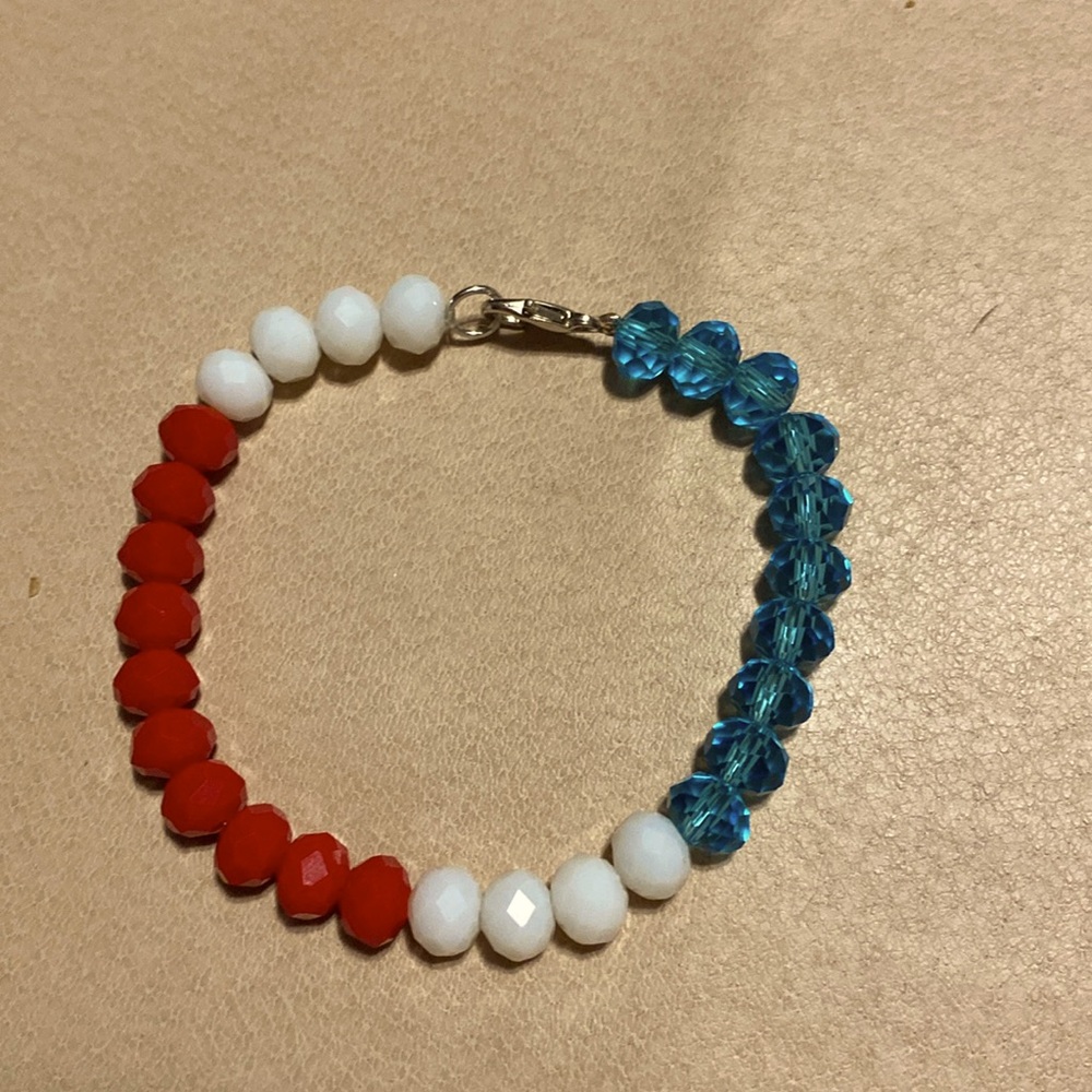 Puerto Rico / Dominican Flag Bracelet